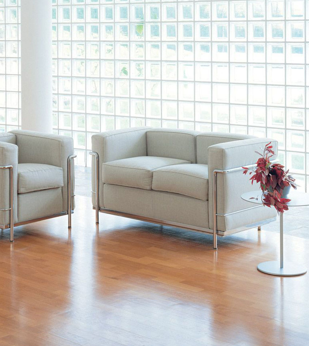 LC2 cm. 130 - 2 seater CASSINA LC2 cm. 130 - 2 seater CASSINA