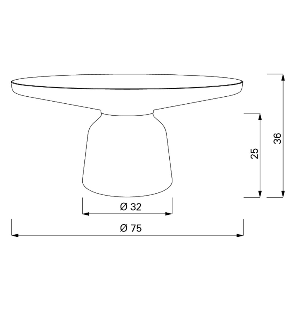 Bell Coffee Table CLASSICON Bell Coffee Table CLASSICON