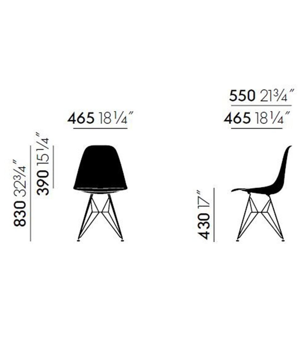 DSR Eames Plastic Chair VITRA DSR Eames Plastic Chair VITRA