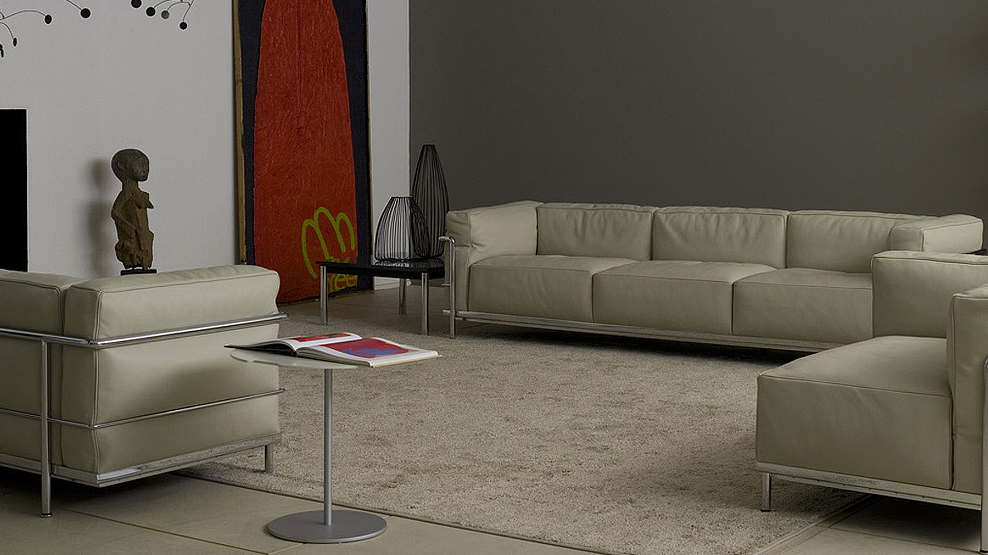 LC3 cm. 168 - 2 seater CASSINA