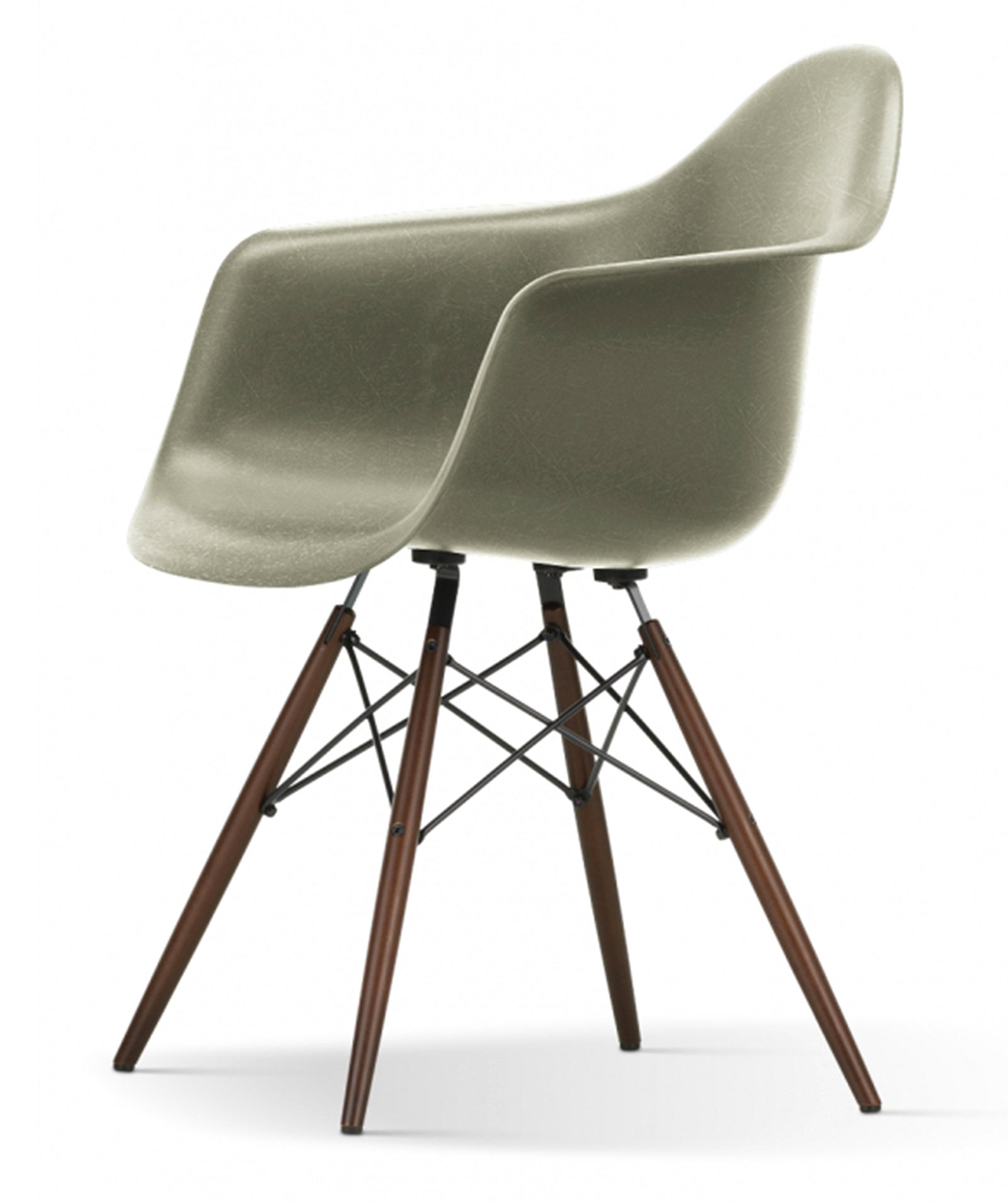 DAW Chair "Base Dark Maple" Charles & Eames, 1950 -