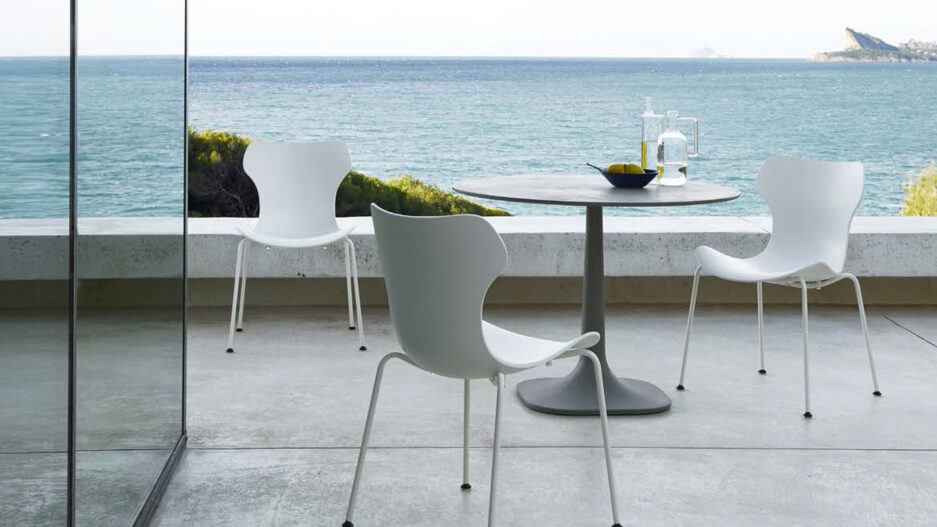 Papilio Shell Outdoor B&B ITALIA Naoto Fukasawa, 2016 - outdoor chairs