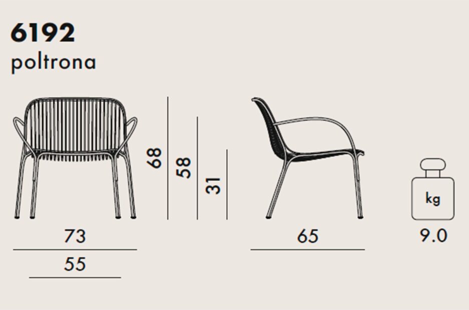 HiRay armchair Kartell