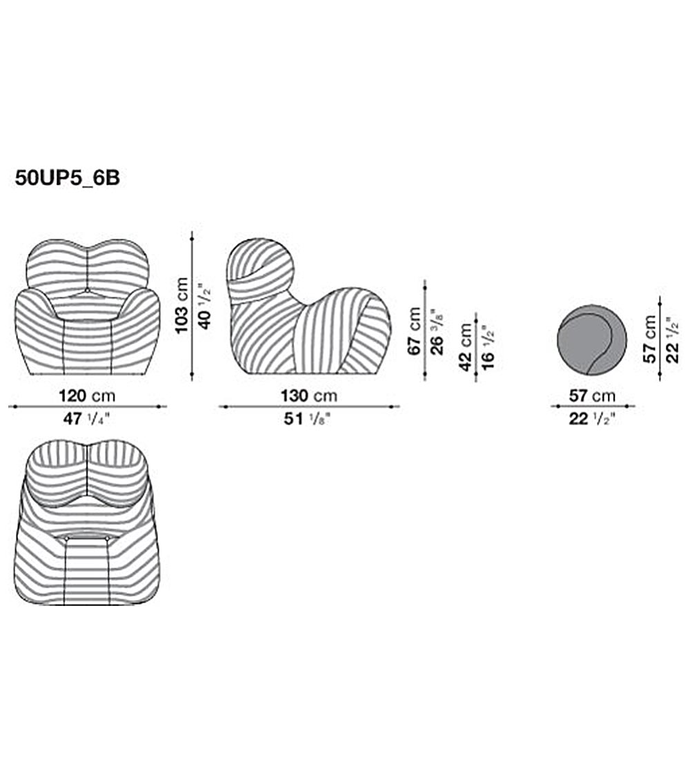 S2-up50-bebitalia Up 50 B&B Italia