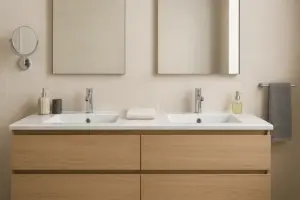 Mobile bagno con doppio lavabo: i vantaggi reali di questa scelta per la convivenza