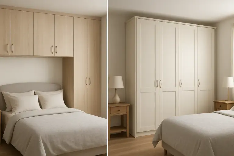Cosa scegliere tra armadio a ponte e armadio tradizionale in camera da letto? I casi in cui conviene optare per una soluzione compatta