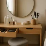 Mobile toeletta in camera da letto: dettagli funzionali per guadagnare tempo ogni mattina