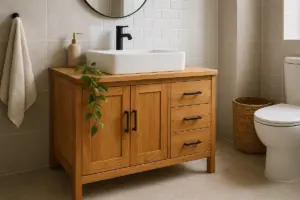 Posso mettere un mobile di legno vero in bagno? Cosa fare per prevenire danni e deformazioni