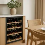 Come sistemare le bottiglie nella zona pranzo? Idee pratiche per una cantinetta integrata alla vista