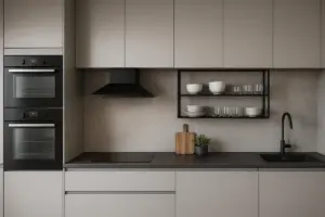 Parete attrezzata per cucina moderna: i moduli da preferire per funzionalità e pulizia