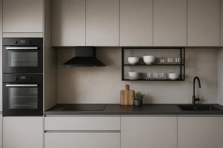 Parete attrezzata per cucina moderna: i moduli da preferire per funzionalità e pulizia