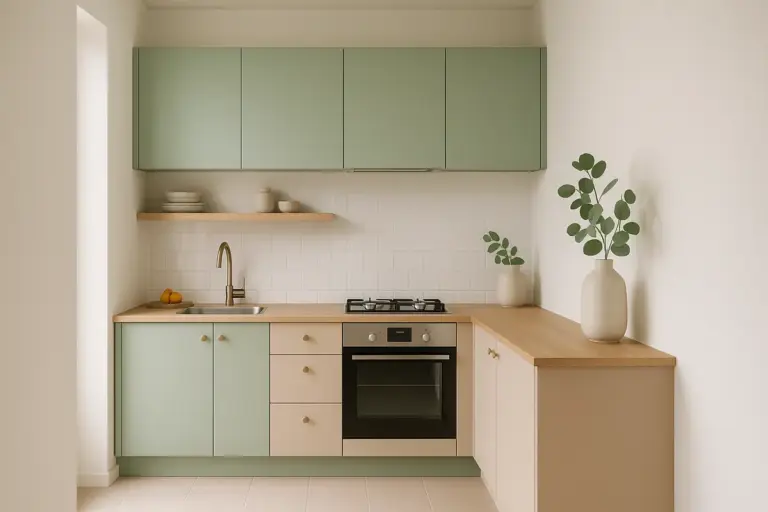 Quali colori scegliere per mobili cucina piccoli? Strategie cromatiche che amplificano lo spazio percepito