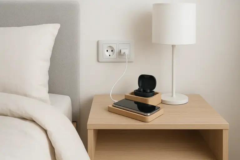 Come gestire prese e ricarica dispositivi vicino al letto? Idee pratiche per combinare ordine e tecnologia