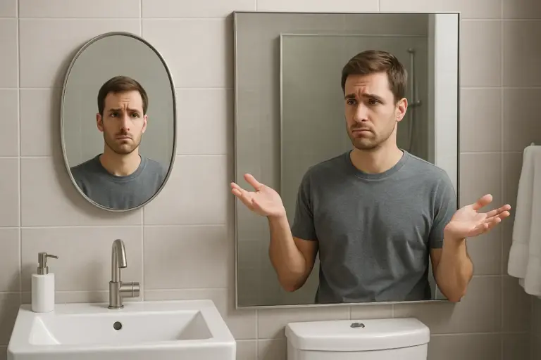 Come scegliere lo specchio perfetto per il bagno? L’errore di proporzione spesso sottovalutato