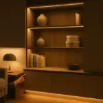 Illuminazione integrata nei mobili di casa: il vantaggio concreto che trasforma l’atmosfera con un solo gesto