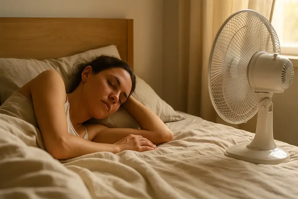 Dormire col caldo: i materiali e i colori che abbassano la temperatura percepita