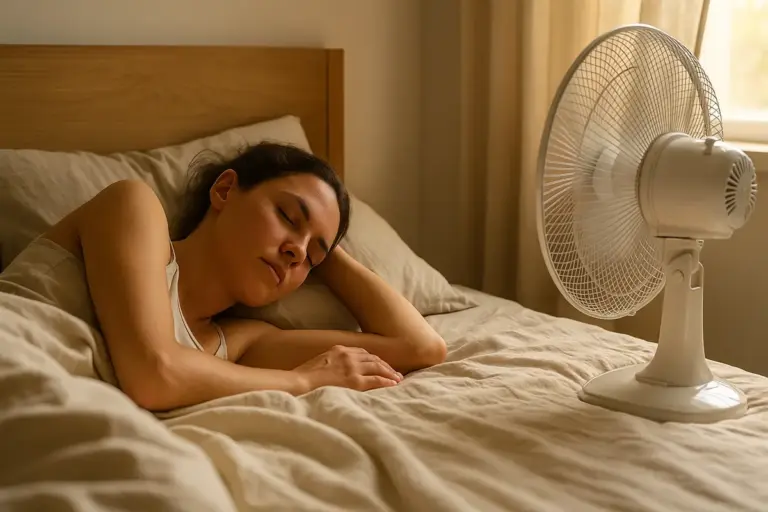 Dormire col caldo: i materiali e i colori che abbassano la temperatura percepita