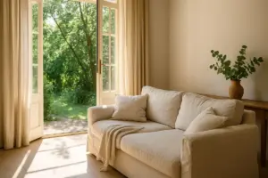 Il salotto d’estate: sfoderare, alleggerire, respirare (senza comprare nulla)