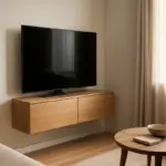 Mobile TV sospeso in angolo: come sfruttare lo spazio meno ovvio del soggiorno