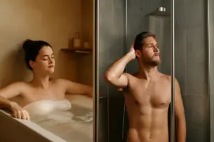 Vasca da bagno o doccia per rilassarsi: quale scelta migliora il rituale serale