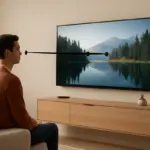 Altezza mobile TV sospeso: l’unico parametro che determina comfort visivo reale