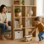 Arredare open space con bambini: i mobili che separano senza creare barriere pericolose