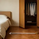 Distanza tra letto e armadio in camera: la misura che pochi rispettano davvero