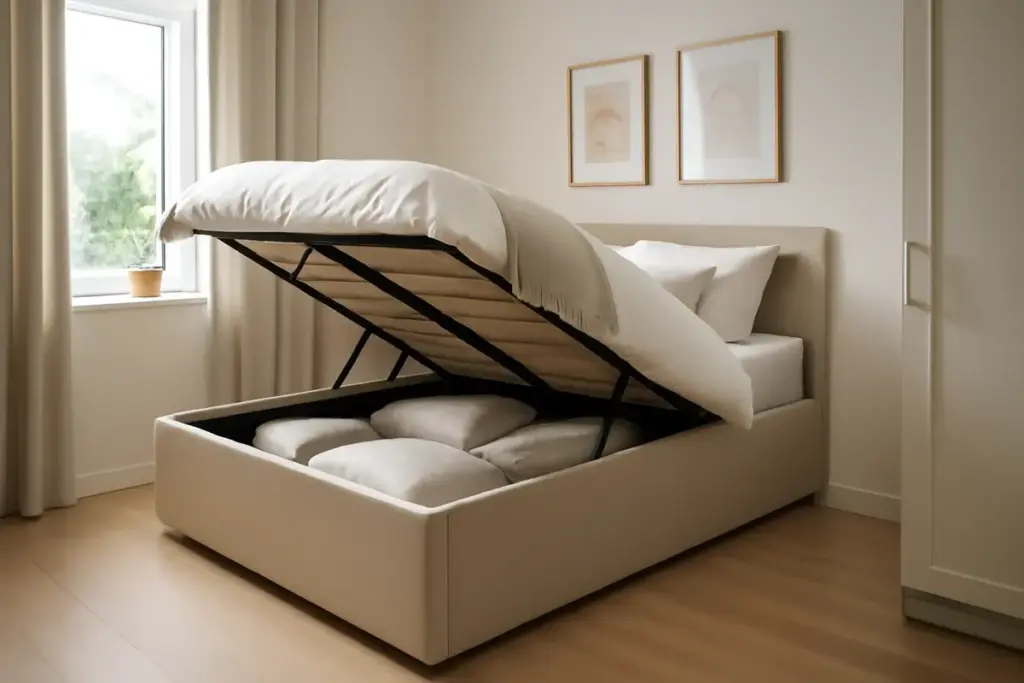 Letto contenitore in camera piccola: come sceglierlo senza sacrificare il passaggio