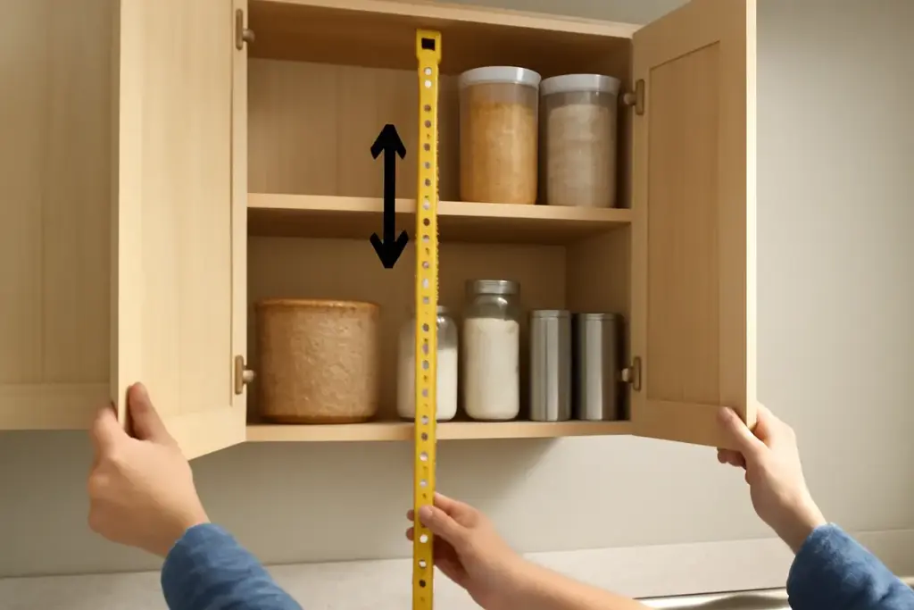 Altezza mobile dispensa in cucina: la misura che cambia la capacità di carico reale