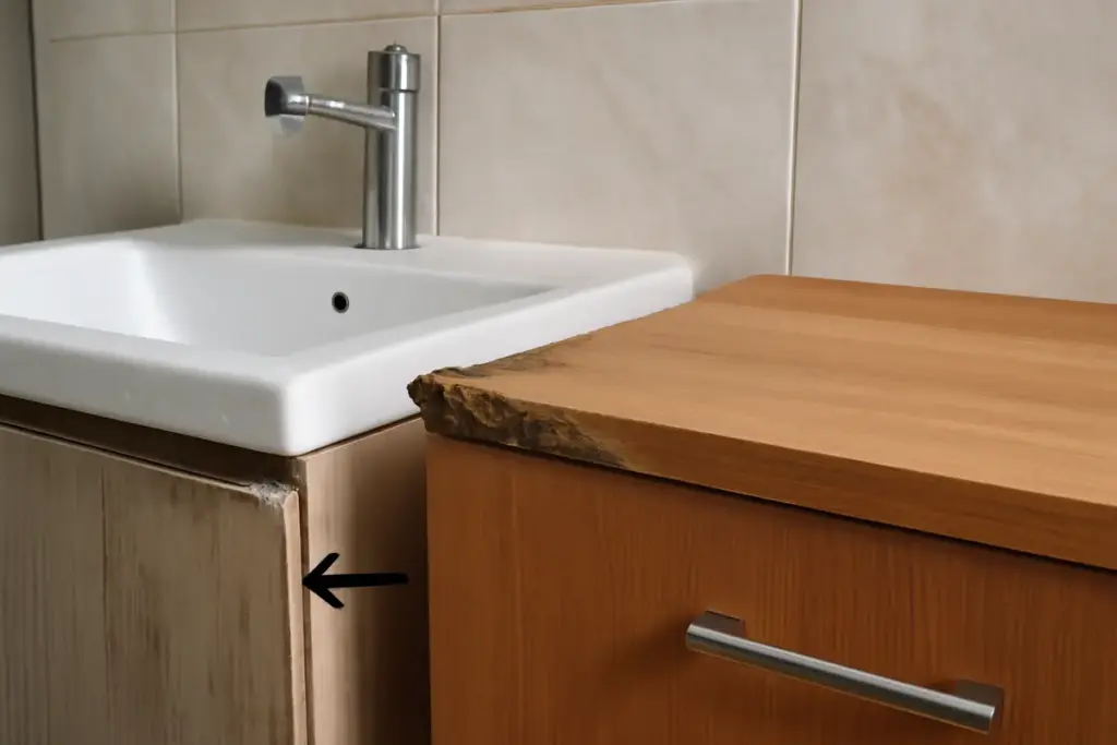 Materiale del mobile lavabo in bagno umido: quale regge davvero nel tempo