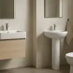 Mobile lavabo sospeso o a colonna: la differenza che cambia tutto in bagno piccolo