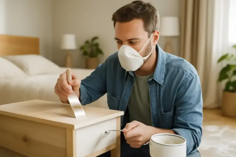 Verniciare mobili camera da letto: i trattamenti che non alterano la qualità dell’aria