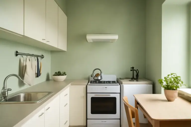 Pittura lavabile per cucina piccola: il finish che non fa sembrare i muri vicini